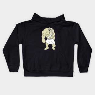 Zeus muscle form Kids Hoodie